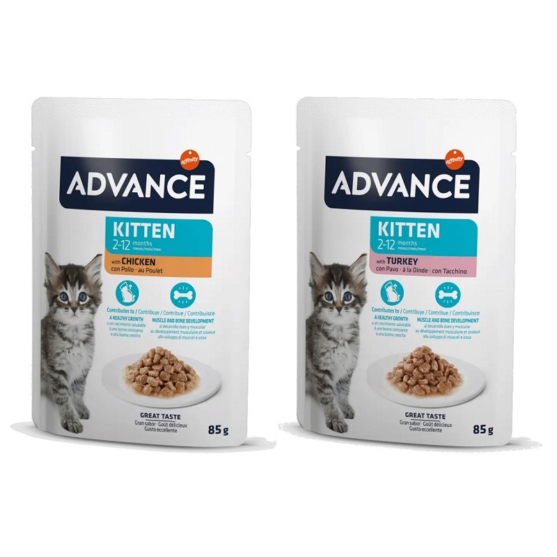 ADVANCE (CAT STERILIZED) Turkey - Comida húmeda con pavo para